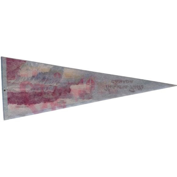 Niagara Falls Canada Souvenir Felt Pennant With American & Horseshoe Falls Image - Picture 4 of 4